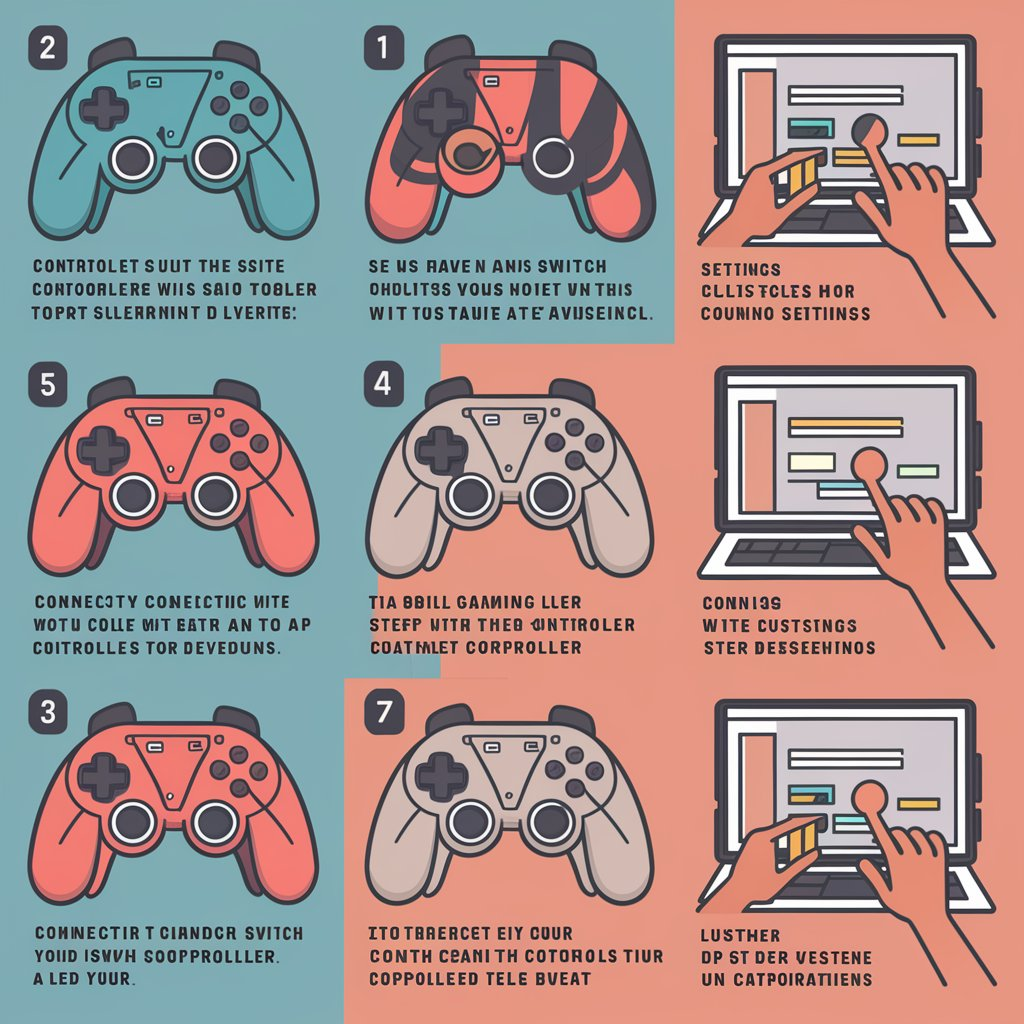 how to connect mobile gaming corps switch controller to pc