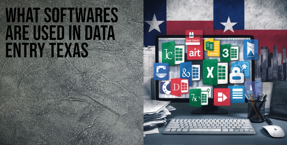 what softwares are used in data entry texas